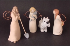 Angels and Pup by Nancy McKeown